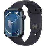 Apple Watch Series 9 GPS 45mm Midnight Aluminium Case with Midnight Sport Band - M/L,Model A2980