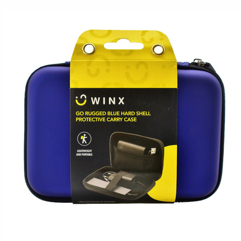 Winx Go Rugged Hardhsell Protective Carry Case Blue