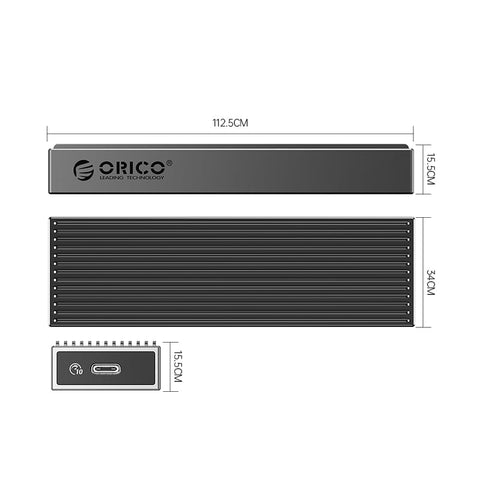 Orico M.2 Nvme Ssd Enclosure Type C To Type C/Usb A