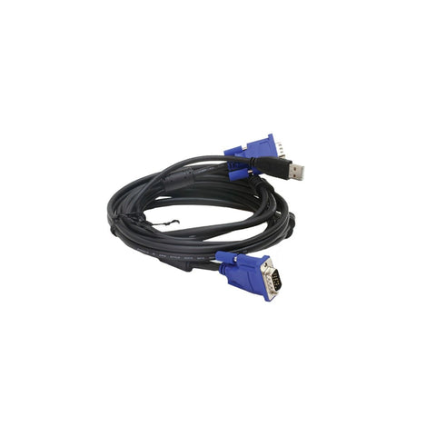 D-Link 18m VGA & USB-A KVM Cable Set