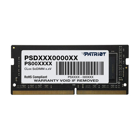 Patriot Signature Line 8 Gb Ddr4 2666 M Hz Single Rank Sodimm Notebook Memory