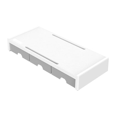 Orico 7.4cm Desktop Monitor Stand With Drawers White
